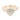 12-Light Crystal Bloom Ceiling Light with Glass Petals