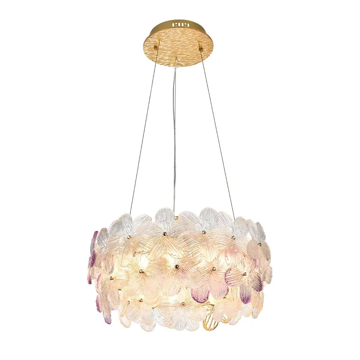 15-Light Elegant Floral LED Chandelier