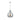 Industrial Chic Glass Pendant Light in Chrome or Gold