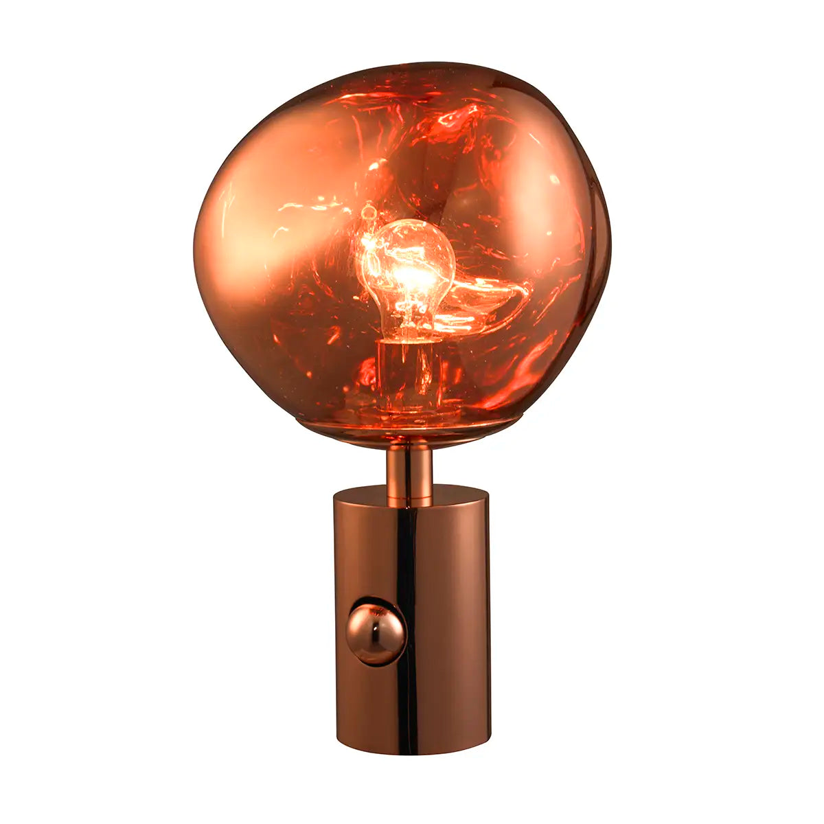 Luxe Glow Metallic Table Lamp