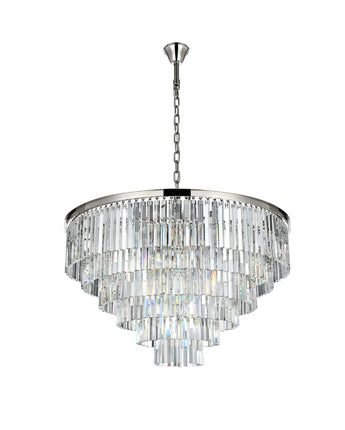 Luxe Tiered 33-Light Crystal Chandelier