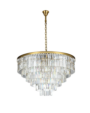 Luxe Tiered 33-Light Crystal Chandelier