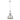 Modern Industrial Pendant Light with Gold and Chrome Glass Dome Finish