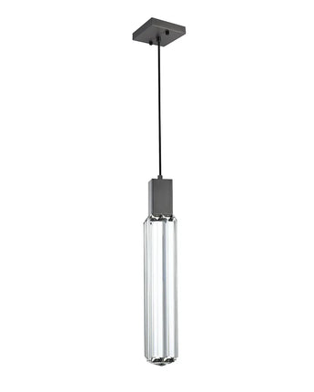 Modern Single Crystal Pendant Light